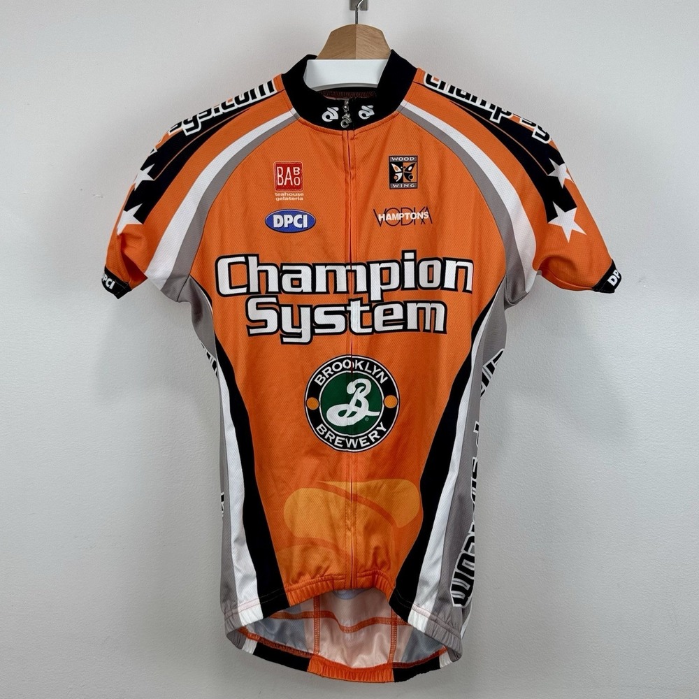 Brooklyn Brewery Cycling Jersey Shirt Beer Men Size Large - World Jerseys